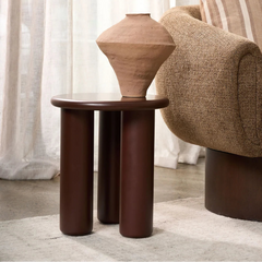 Ned Sol Side Table - Rouge