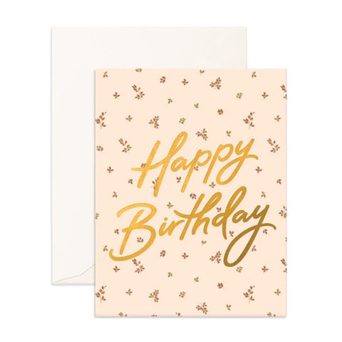 Happy Birthday Birch Card