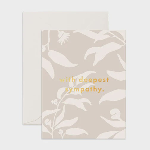 Eucalypt Sympathy Card